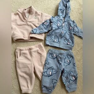 Carter's Little Planet Pink Fleece Baby Hoodie